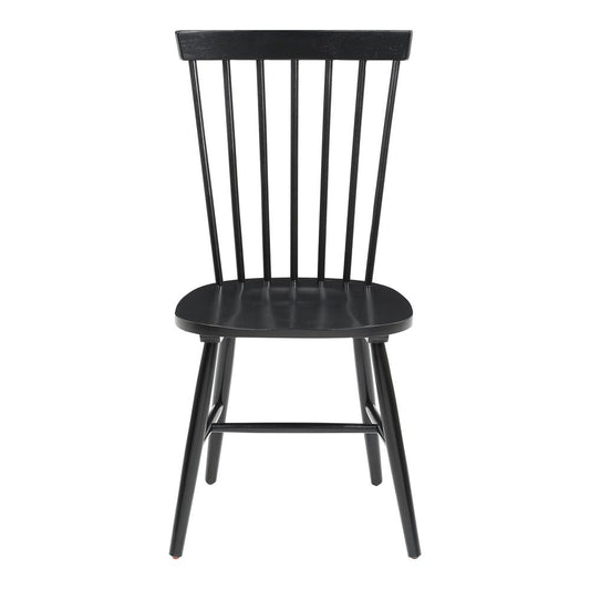 Eagle Ridge Dining Chair in Black Finish 2 Pack, EAG1787-BLK