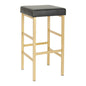 30" Gold Backless Stool
