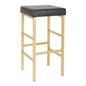 30" Gold Backless Stool
