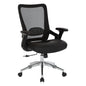 Black Bonded Leather Seat Chair