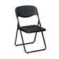 Folding Chair with Plastic Seat and Back