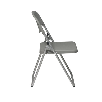 Folding Chair with Plastic Seat and Back