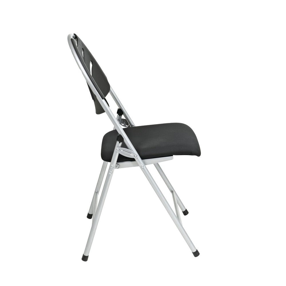 Folding Chair with Plastic Fan Back