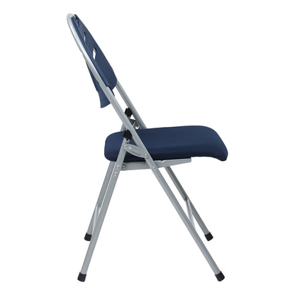 Folding Chair with Plastic Fan Back
