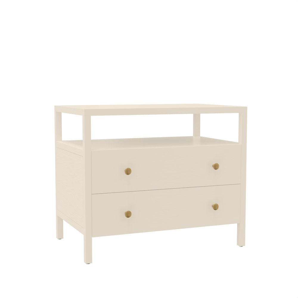 Avery Nightstand, Coconut Milk