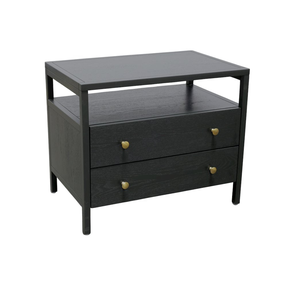 Avery Nightstand, Black