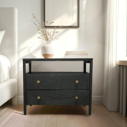 Avery Nightstand, Black