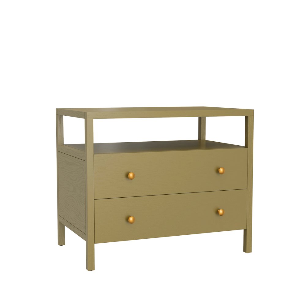 Avery Nightstand, Olive Green