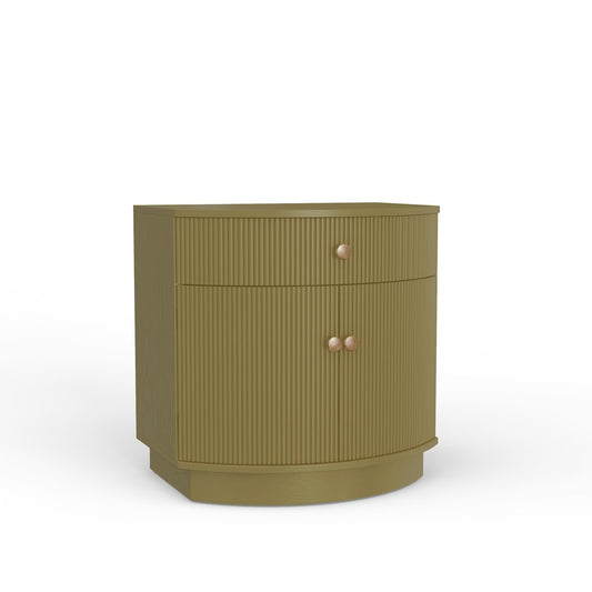 Olivia Nightstand, Olive Green