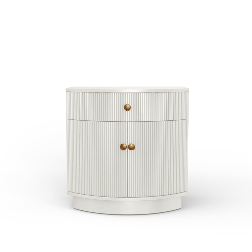 Olivia Nightstand, Coconut Milk