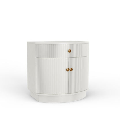Olivia Nightstand, Coconut Milk
