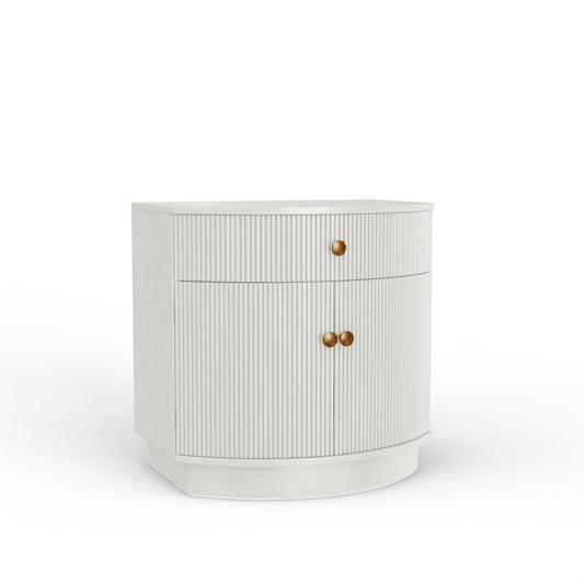 Olivia Nightstand, Coconut Milk