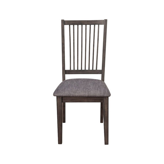 Lennox Set of 2 Side Chairs, Dark Tobacco
