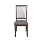 Lennox Set of 2 Side Chairs, Dark Tobacco