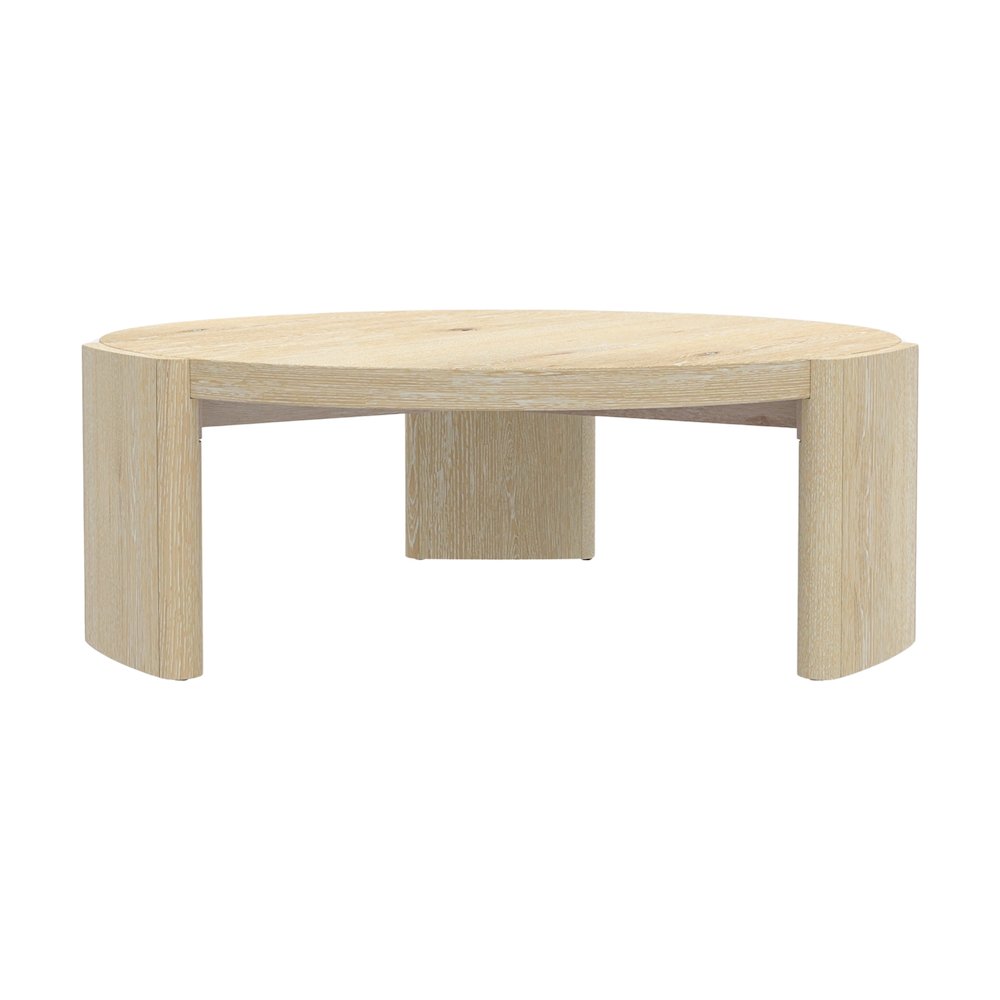 Sloane 42" Round Coffee Table, Driftwood