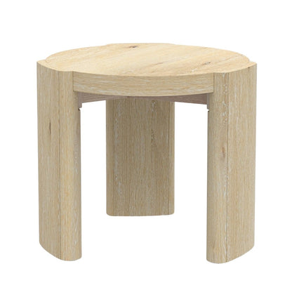 Sloane 20" Round End Table, Driftwood
