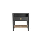 Cleo Nightstand, Charcoal Gray