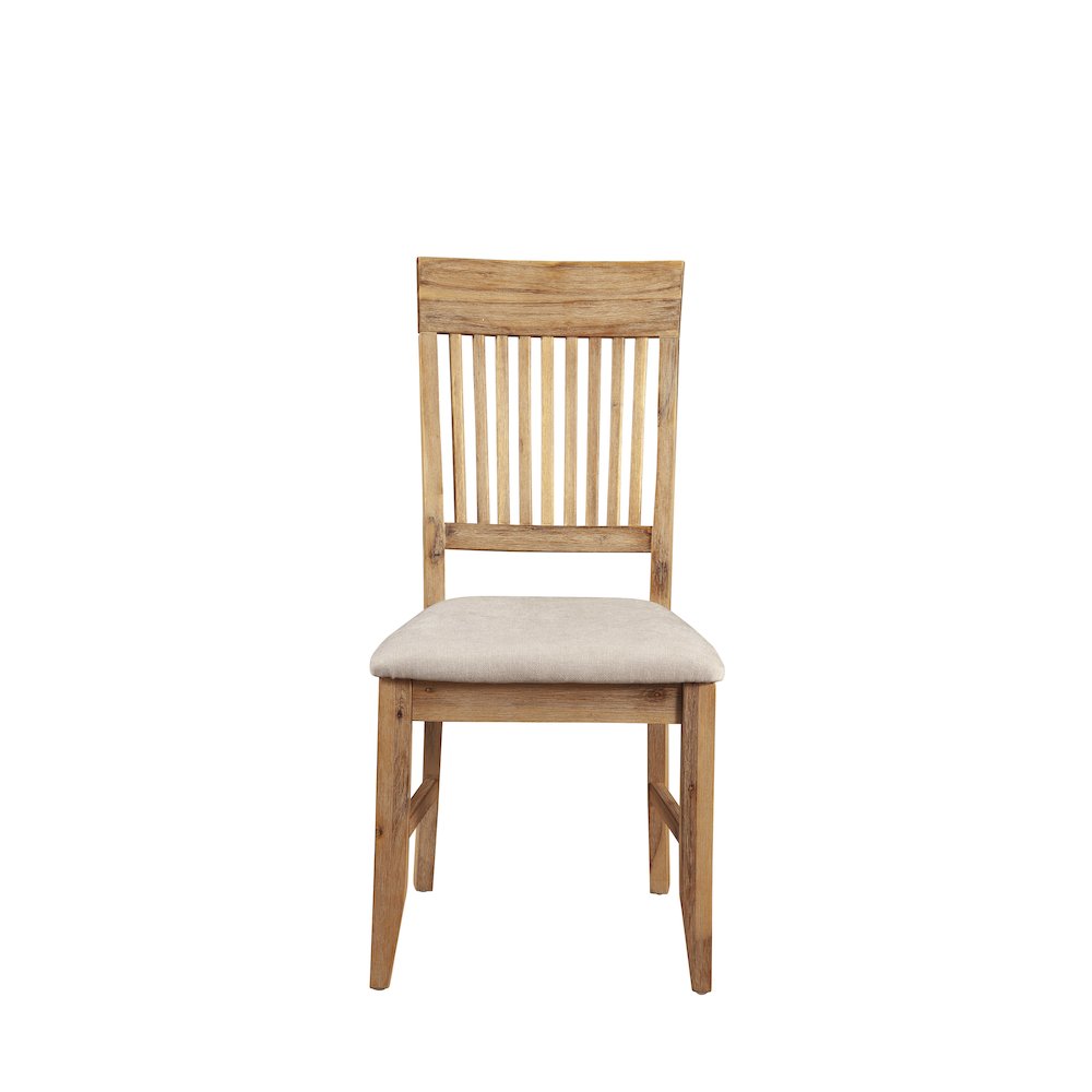 Aspen Set of 2 Side Chair, Antique Natural