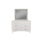 Flynn Mid Century Modern Mirror, Gray