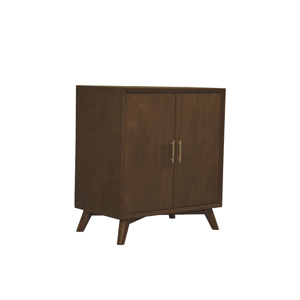 Flynn Small Bar Cabinet, Walnut