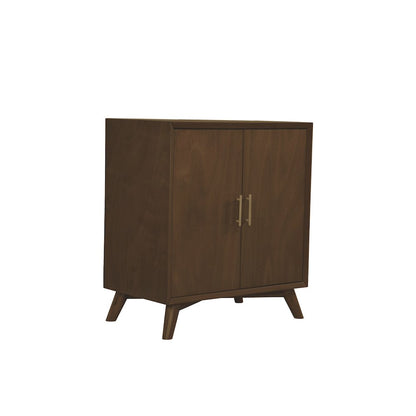 Flynn Small Bar Cabinet, Walnut