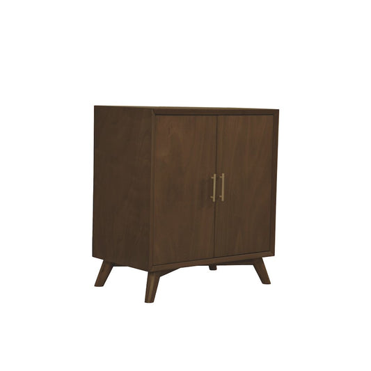 Flynn Small Bar Cabinet, Walnut