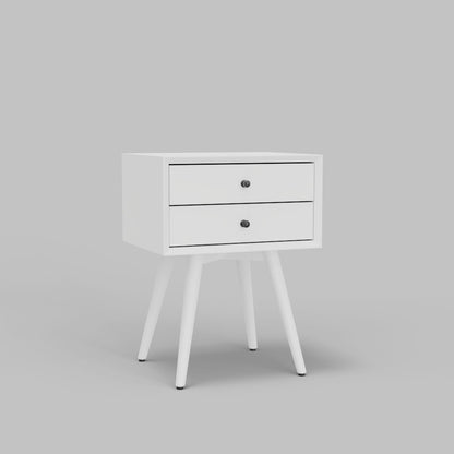 Flynn Small Nightstand, White