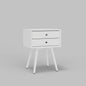 Flynn Small Nightstand, White