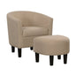 Take a Seat Churchill Accent Chair with Ottoman