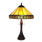 ELEANOR Tiffany-style 2 Light Mission Table Lamp 16" Shade