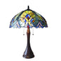 AMOR Tiffany-style 2 Light Victorian Table Lamp 16" Shade
