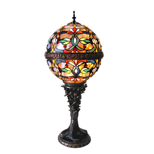 CHARLIZE Tiffany-style 1 Light Victorian Table Lamp 11" Shade