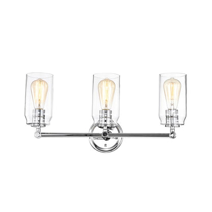 CHLOE Lighting JOYCE Contemporary 3 Light Chrome Bath Vanity Fixture 23" Width