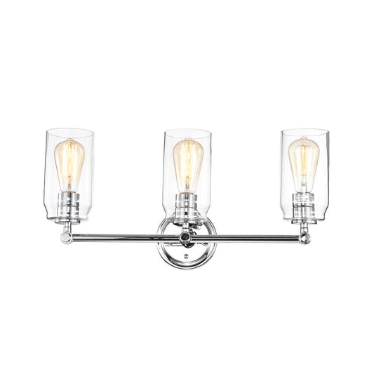 CHLOE Lighting JOYCE Contemporary 3 Light Chrome Bath Vanity Fixture 23" Width
