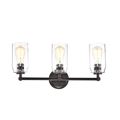 CHLOE Lighting JOYCE Contemporary 3 Light Rubbed Bronze Bath Vanity Fixture 23" Width