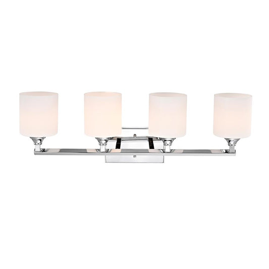 CHLOE Lighting JANE Contemporary 4 Light Chrome Bath Vanity Fixture 29" Width