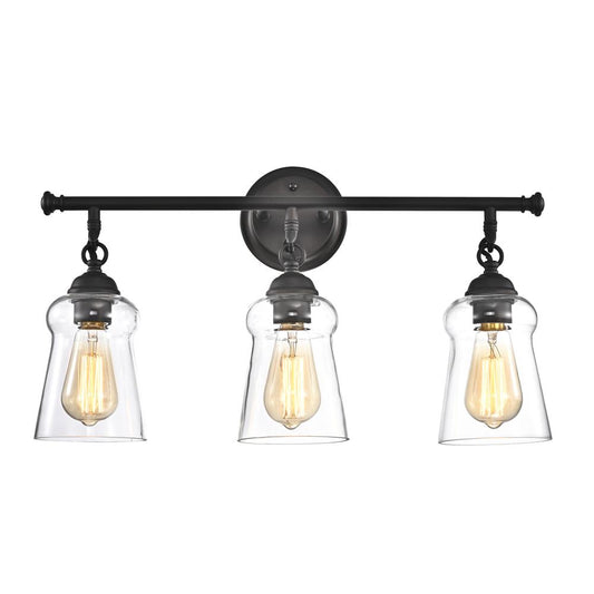 CHLOE Lighting CHERYL Contemporary 3 Light Rubbed Bronze Bath Vanity Fixture 23" Width
