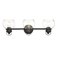 CHLOE Lighting JANICE Contemporary 3 Light Rubbed Bronze Bath Vanity Fixture 26" Width