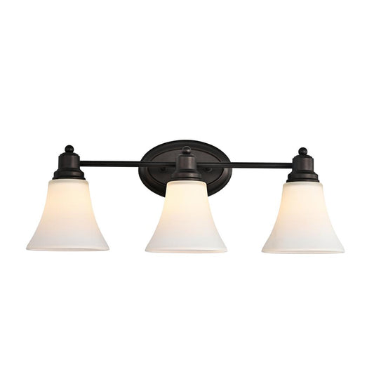 CHLOE Lighting JANET Contemporary 3 Light Rubbed Bronze Bath Vanity Fixture 24" Width