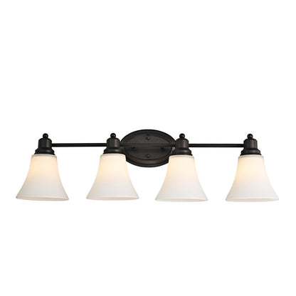 CHLOE Lighting JANET Contemporary 4 Light Rubbed Bronze Bath Vanity Fixture 30" Width