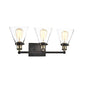 CHLOE Lighting BONNIE Contemporary 3 Light Rubbed Bronze Bath Vanity Fixture 24" Width