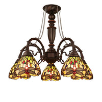 Anisoptera Purity 5-Light Antique Dark Bronze Finish Large Chandelier 27" Wide