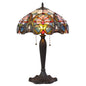 HAZEL Tiffany-style 2 Light Victorian Table Lamp 16" Shade