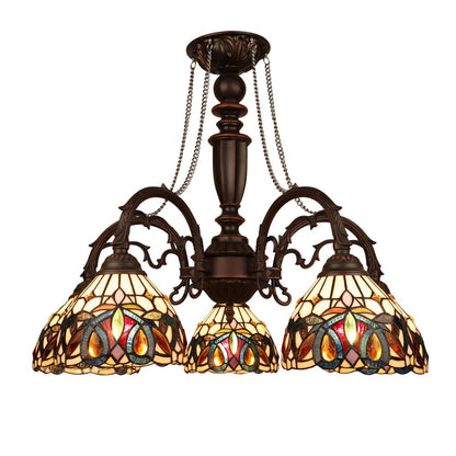 SERENITY Victorian-Style 5-Light Dark Bronze Finish Large Chandelier 27" Wide