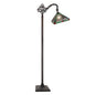 Innes Tiffany-Style 1-Light Mission Reading Floor Lamp 11" Shade