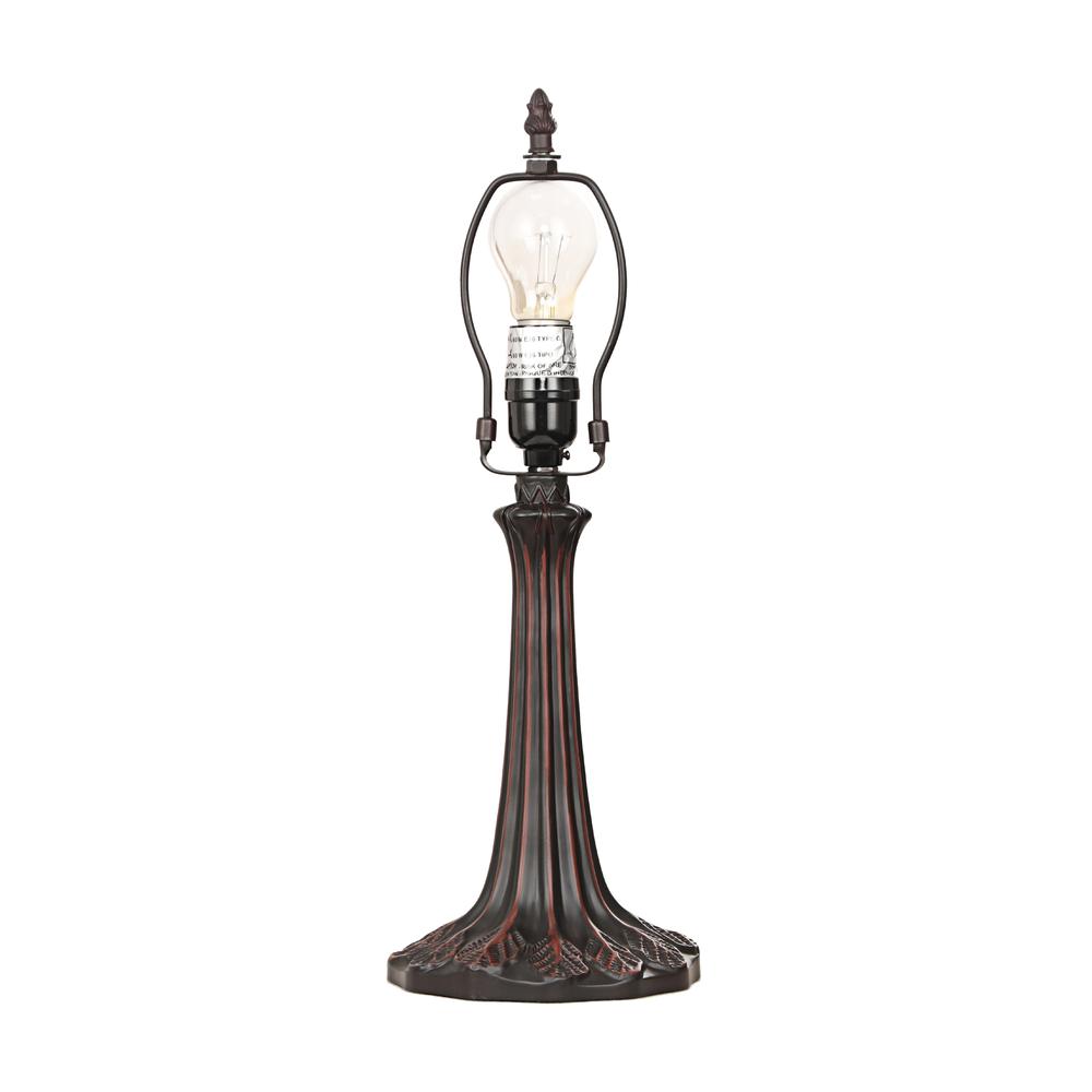 CHLOE Lighting EMPRESS Tiffany-style Dark Bronze 1 Light Table Lamp 12" Shade