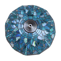 Sunniva Dragonfly Tiffany-Style 3-Light Double Lit Table Lamp 16" Shade