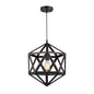 OSBERT Industrial-style 1 Light Rubbed Bronze Pendant 16" Wide