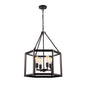 IRONCLAD Industrial-style 4 Light Rubbed Bronze Ceiling Pendant 21" Wide