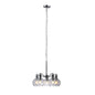 CHLOE Lighting WACIAN Transitional 5 Light Chrome Hanging Chandelier 18" Wide